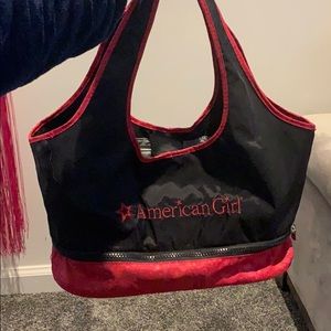 American girl carry bag and hair accessory kit